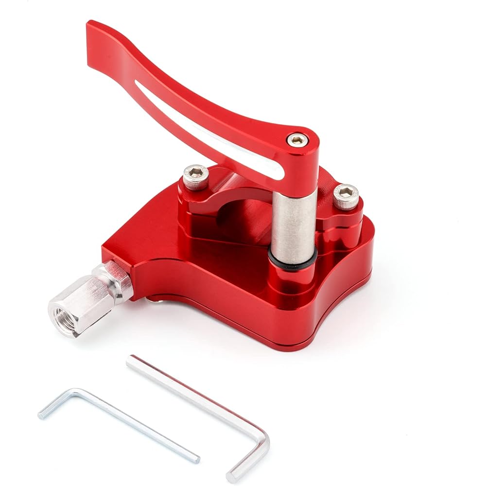WeiSen Anodized Black CNC Thumb Throttle Billet Assembly ATV 7/8" Compatible with 22mm Applications for Honda Kawasaki Suzuki Yamaha Dirt Bike ATV Quad