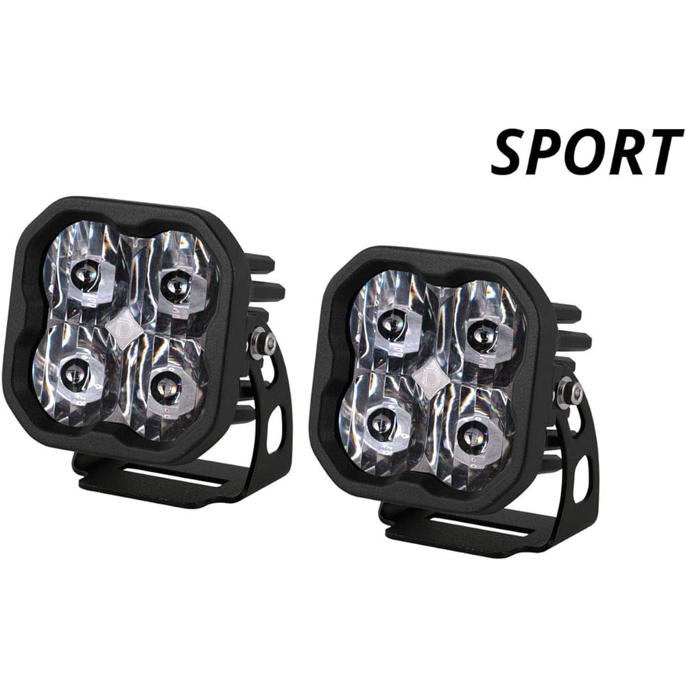 Diode Dynamics Stage Series 3 inch SAE/DOT White Sports LED Pod (Pair) SAE/DOT Drying Sports