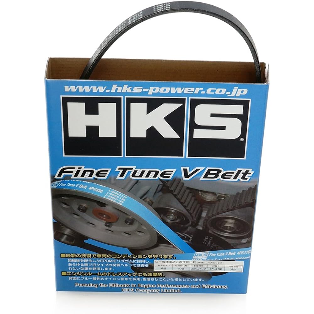 HKS Fine Tune V Belt 6PK1955 JZS147 and others 2JZ-GTE and others TOYOTA Aristo and others 24996-AK022 Fan Belt