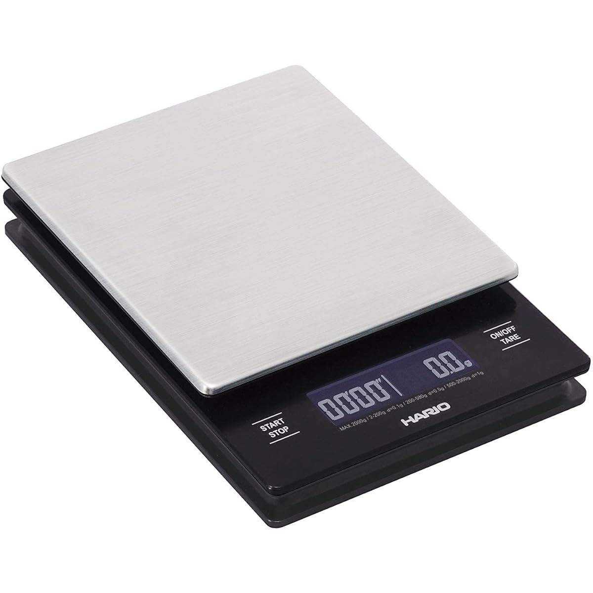 HARIO V60 Metal Drip Scale Approx. 600g Hairline Silver VSTM-2000HSV