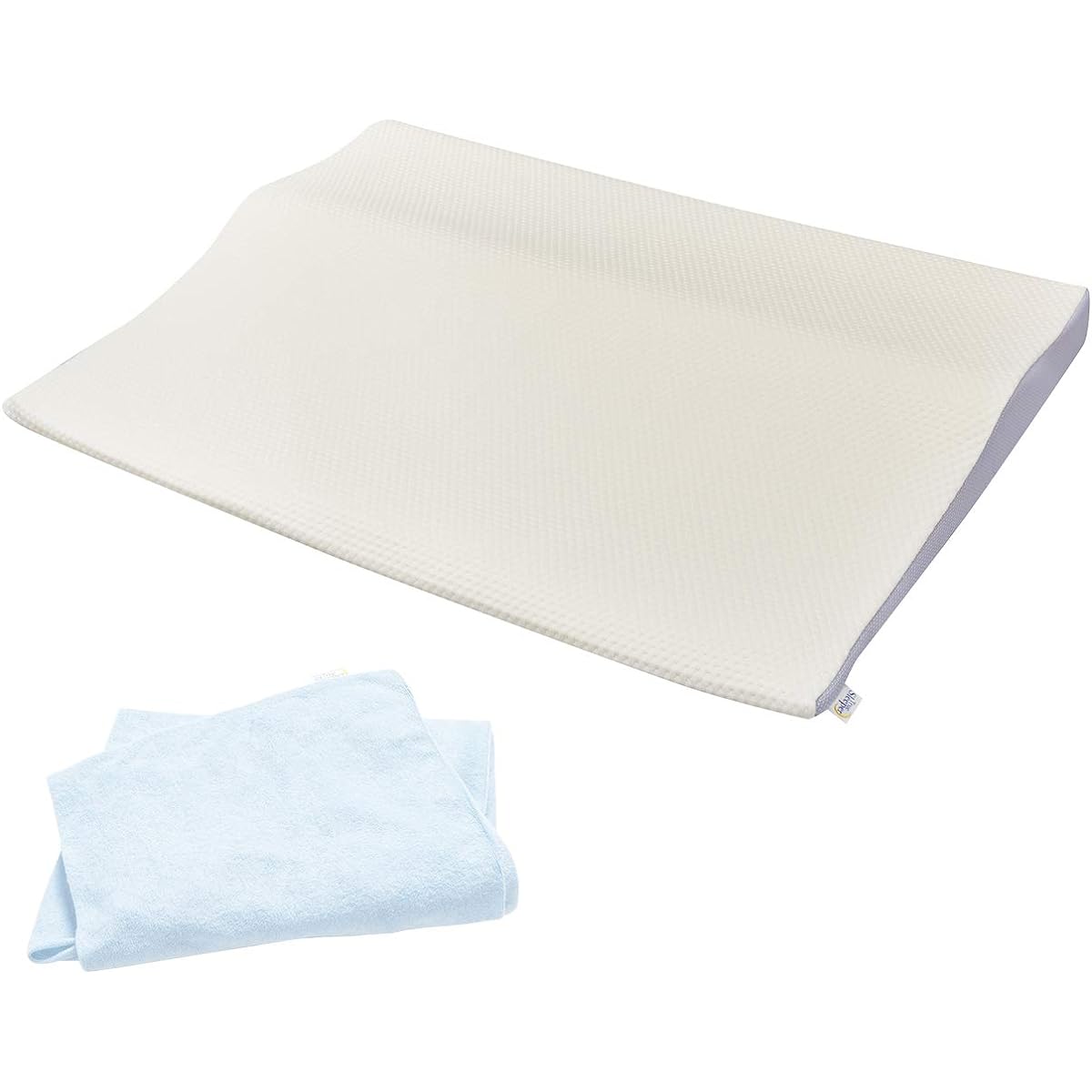 [Set] Shop Japan True Sleeper Seven Pillow Memory Foam Pillow Pillow Cover Set Single White Antibacterial Deodorizing Height Adjustable Made in Japan [Genuine Product]