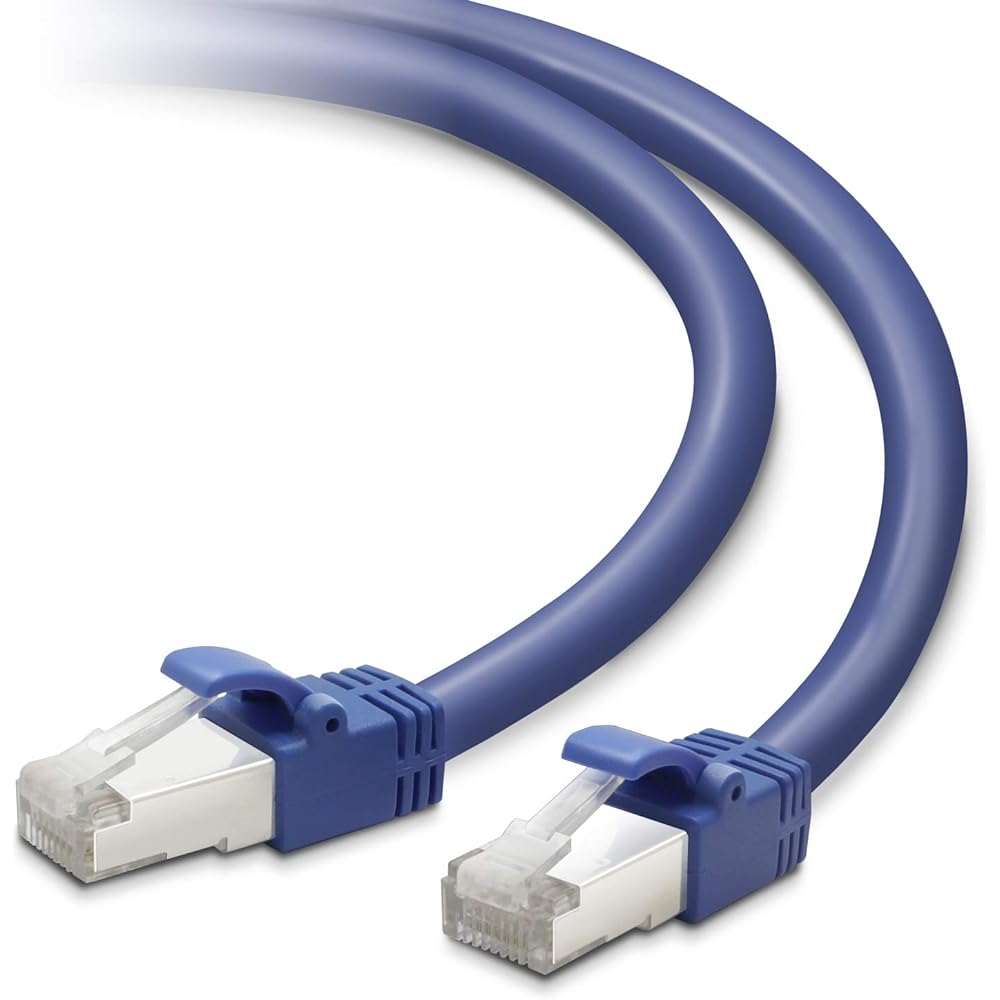 ELECOM LAN Cable CAT7 10m Break Prevention Connector Cat7 Compliant Standard Blue LD-TWS/BU10