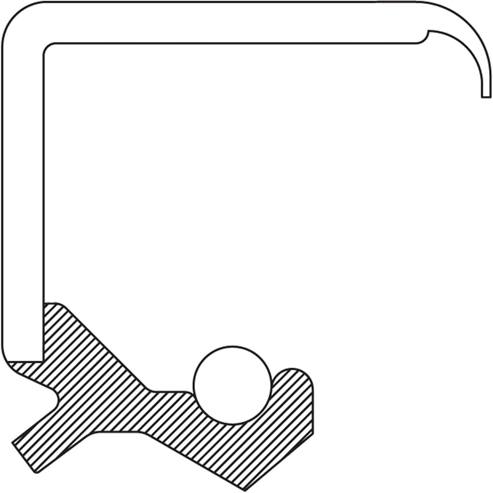 NATIONAL 473204 Trace case output shaft seal