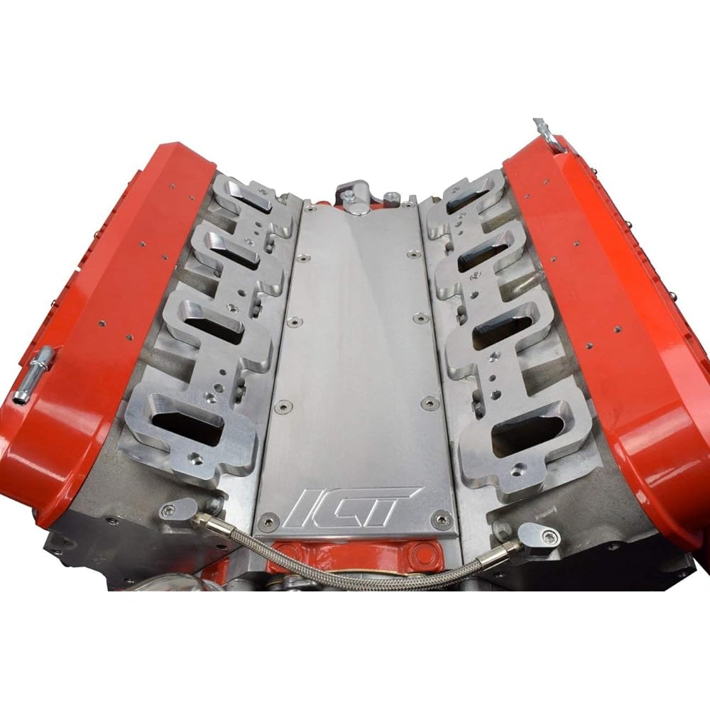 ICT Billet LS1 Cathedral Port Cylinder Head LS3 LSA ZL1 CTS-V Super Charger Adapter Rectangle LSX 551316