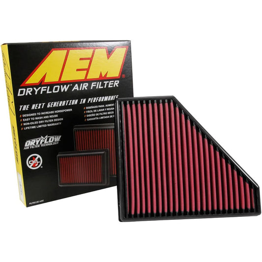 AEM 28-20496 Dry Flow Air Filter 1 Pack Red