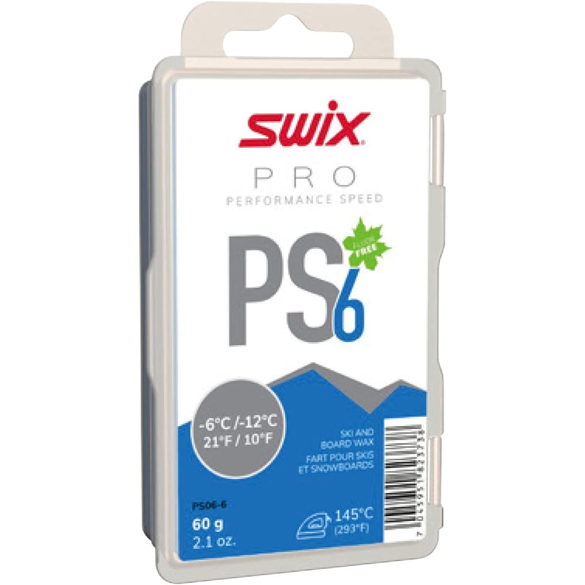 SWIX Racing Wax Basic PRO Performance Speed PS Snowboard Skiing Winter Sports Maintenance Winter Alpine Snow Mountain