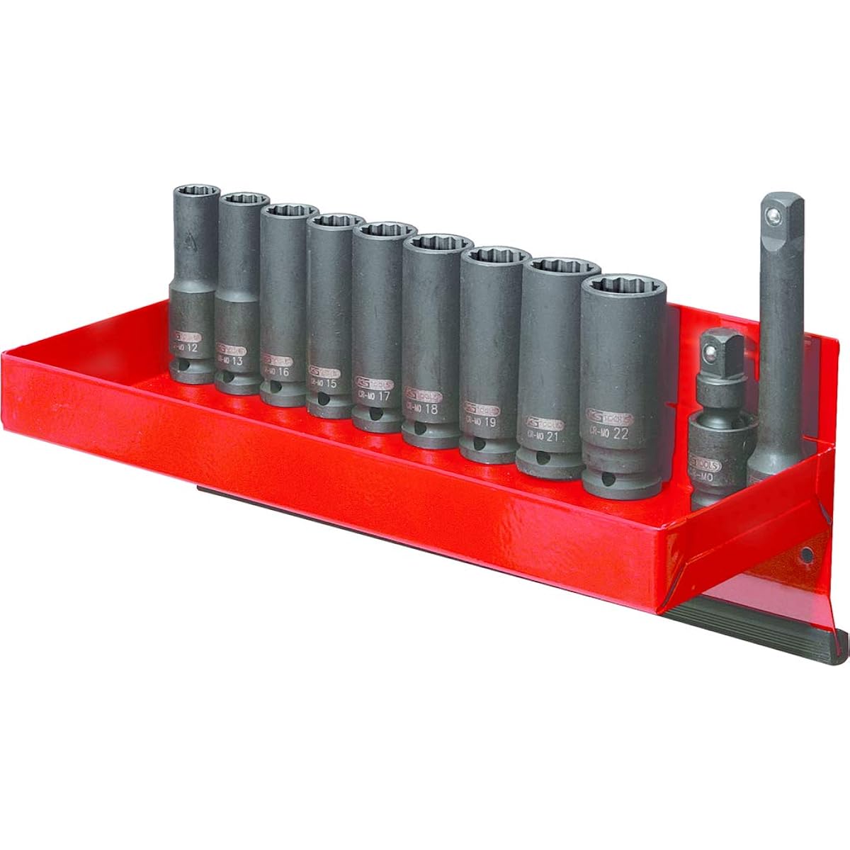 KS TOOLS 1/2" 12 Point impact socket set deep 13 pcs 515.1140