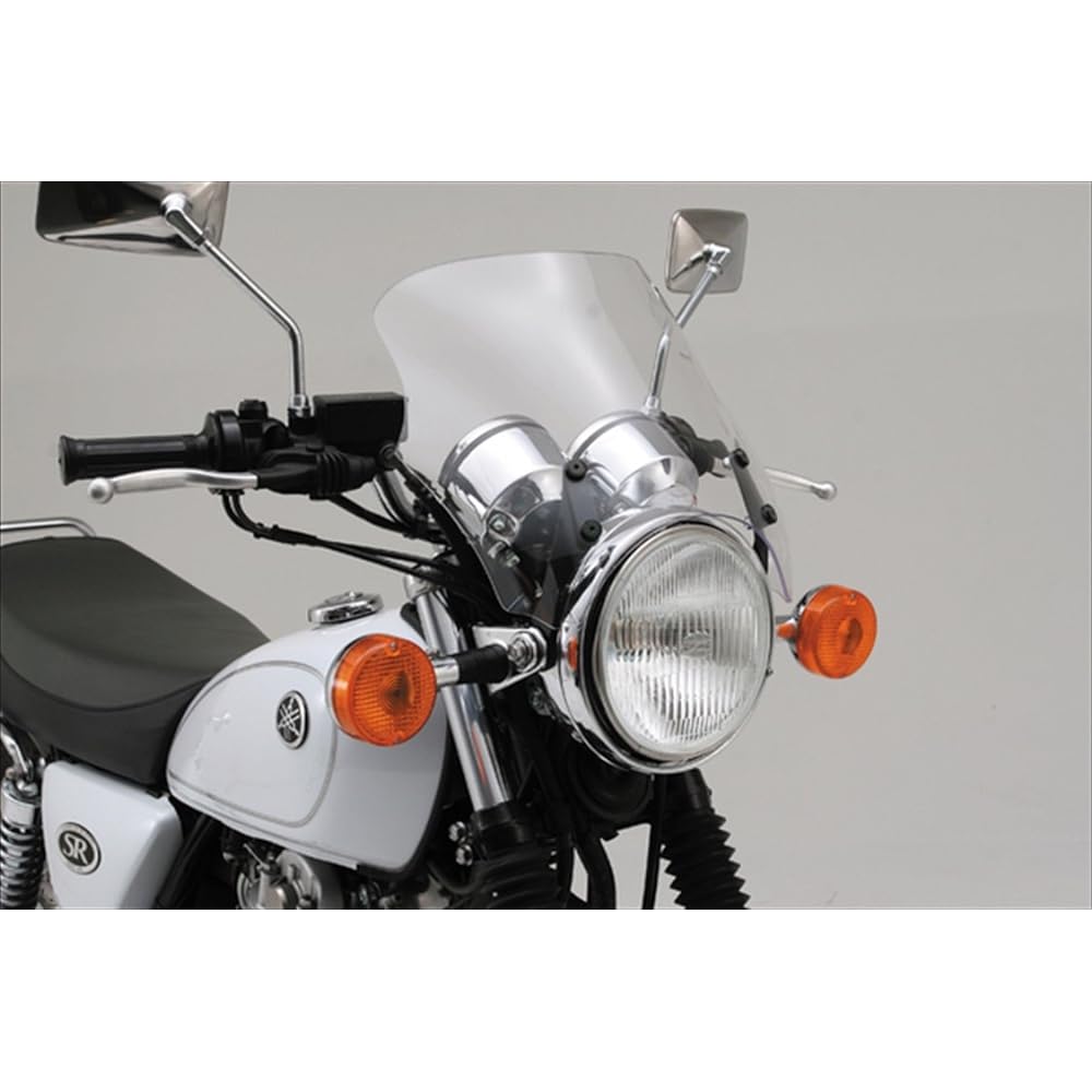Daytona Motorcycle Screen SR400FI(10-21) SR400/500(78-08) Aero Visor/Blast Barrier Vehicle Specific Stay 29881