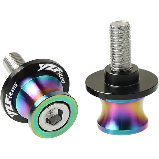 Stand Screw Slider M6 Rear Rocker Arm Bracket Screw CNC Motorcycle Rocker Arm Spool Slider Spool Suitable for Yamaha YZFR25 YZFR25 2014 2015 2016 2017 2018 2019 (Color: A)