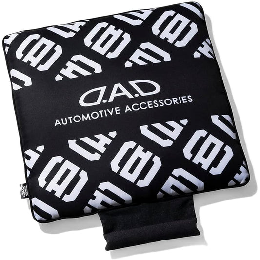 D.A.D Garcon D.A.D Polyester Passenger Car Fluffy Reversible Cushion HA674-01-01 GARSON Black (1 piece)