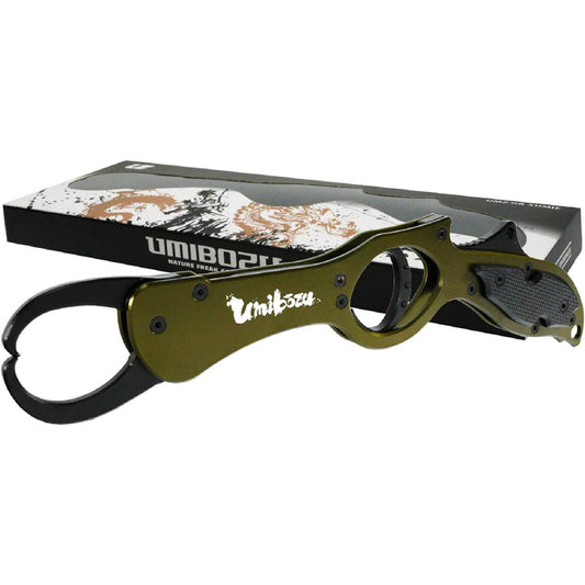 Umibozu Fish Grip, Domestic Japanese Sumi-e Model, Ultra Lightweight, Made of Aluminum, Rust Resistant, Rust Proof, Anti-Slip, Fishing Grip, Fish Catcher