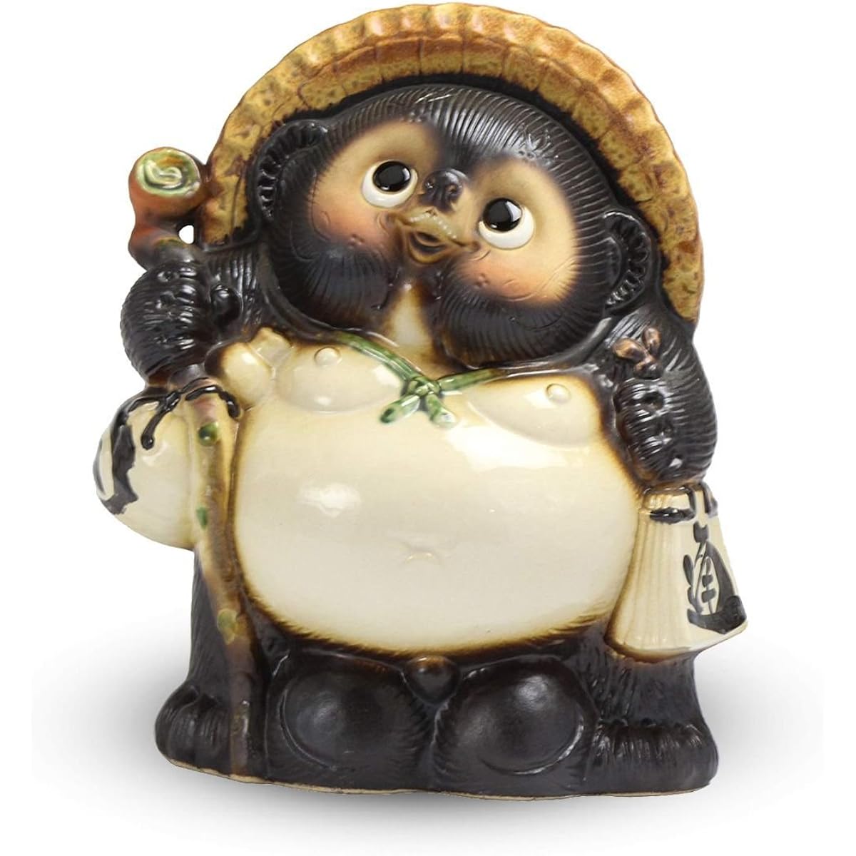 CtoC JAPAN Select Shigaraki Ware Raccoon Ornament L67-6 Pottery Width 34cm x Depth 27cm x Height 51cm Lucky Tanuki No. 16 Stylish Pottery 4941273295068
