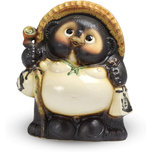CtoC JAPAN Select Shigaraki Ware Raccoon Ornament L67-6 Pottery Width 34cm x Depth 27cm x Height 51cm Lucky Tanuki No. 16 Stylish Pottery 4941273295068