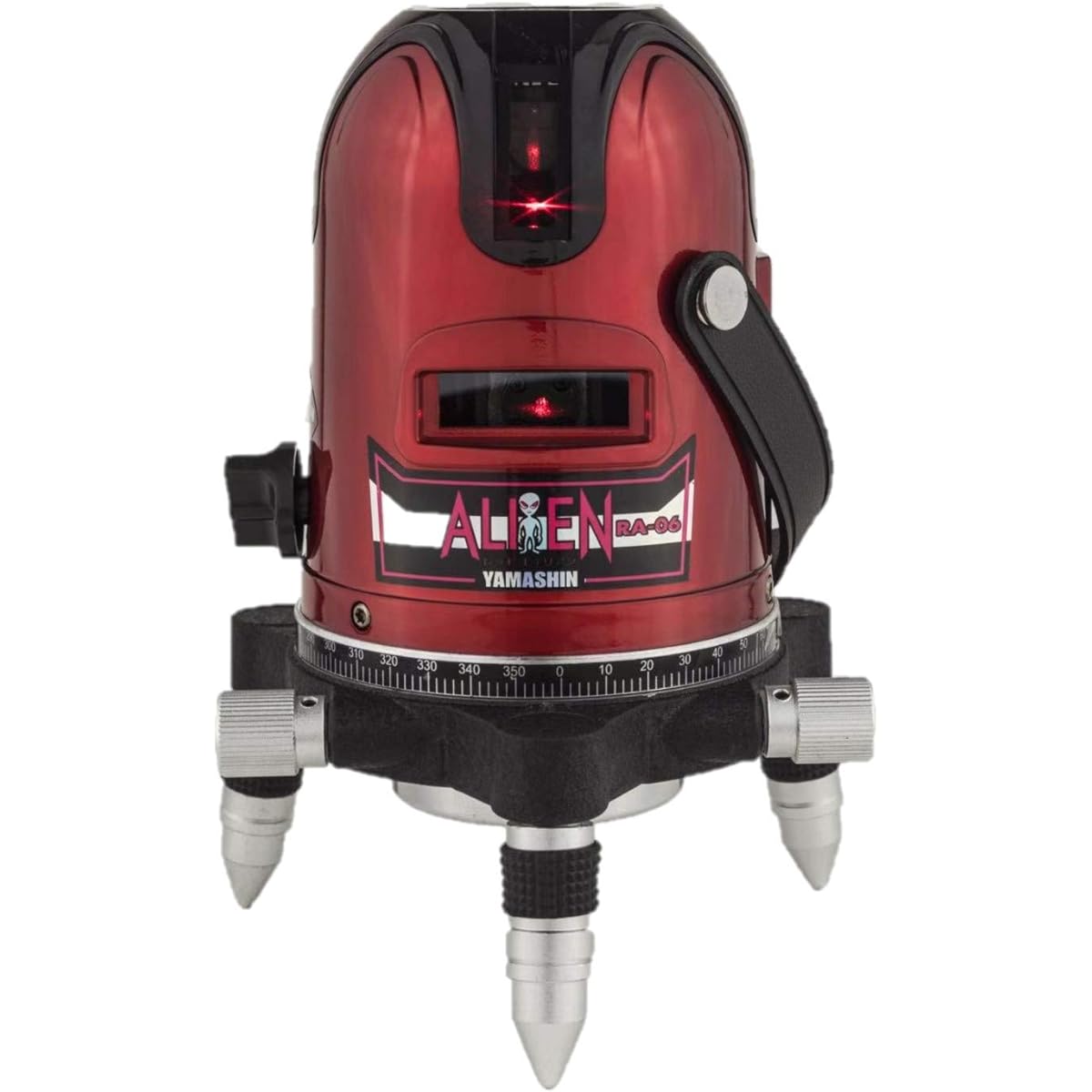 YAMASHIN Red Alien Laser Marker RA-06 (4-way large rectangle, 4 vertical, 1 horizontal line irradiation type) Red