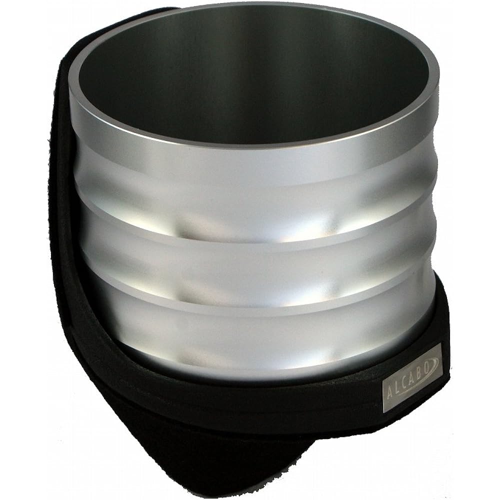 ALCABO Alfa Romeo Alfa 147/Alfa GT Right/Left Handle Drink Holder Silver Cup AL-A102S