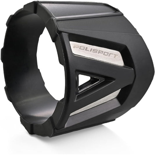 Daytona Polisport Motorcycle Silencer Protector Compatible with φ109-127 340-400mm Black 41845