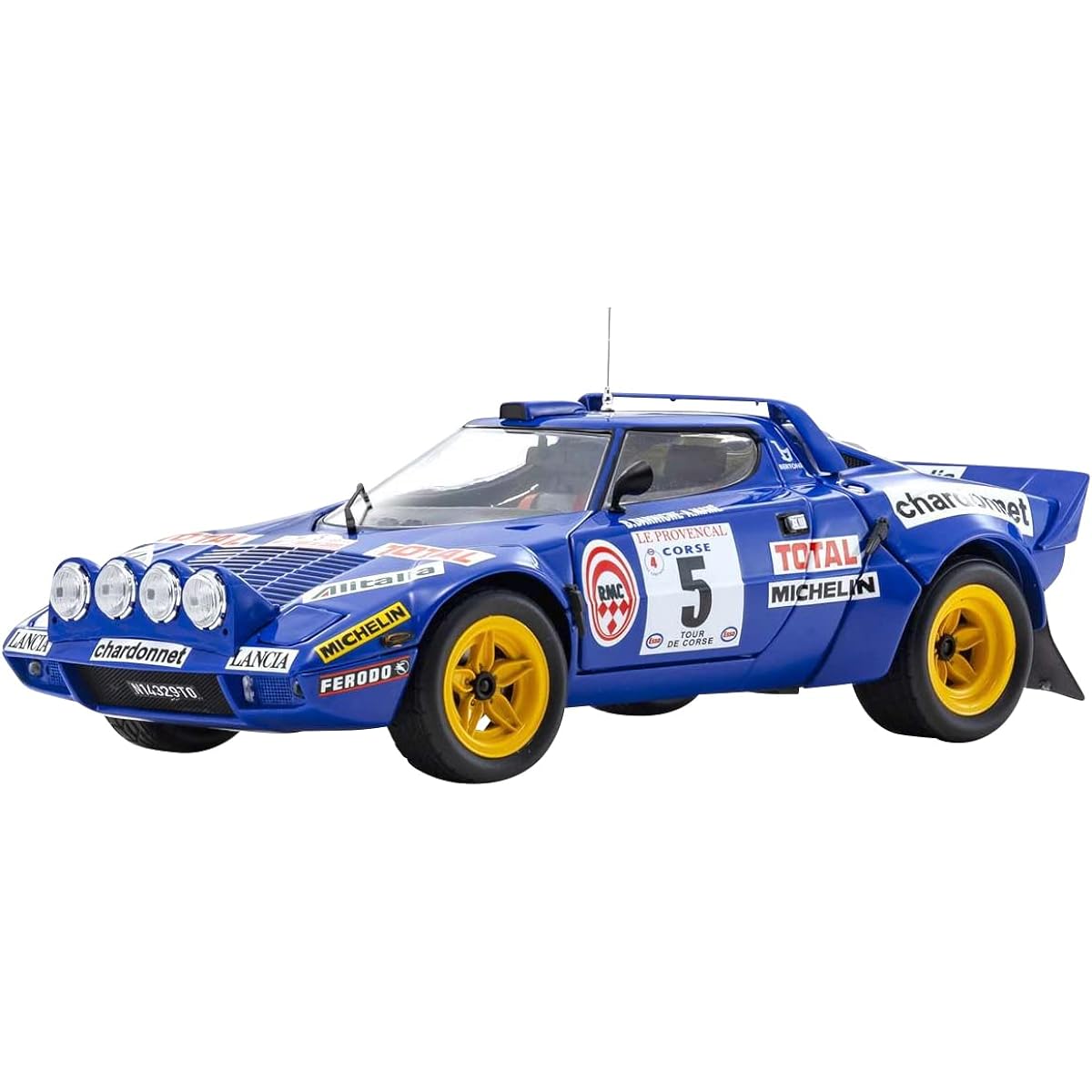 Kyosho Original 1/18 Lancia Stratos HF 1976 Tour de Corse #5 Completed Product KS08130C