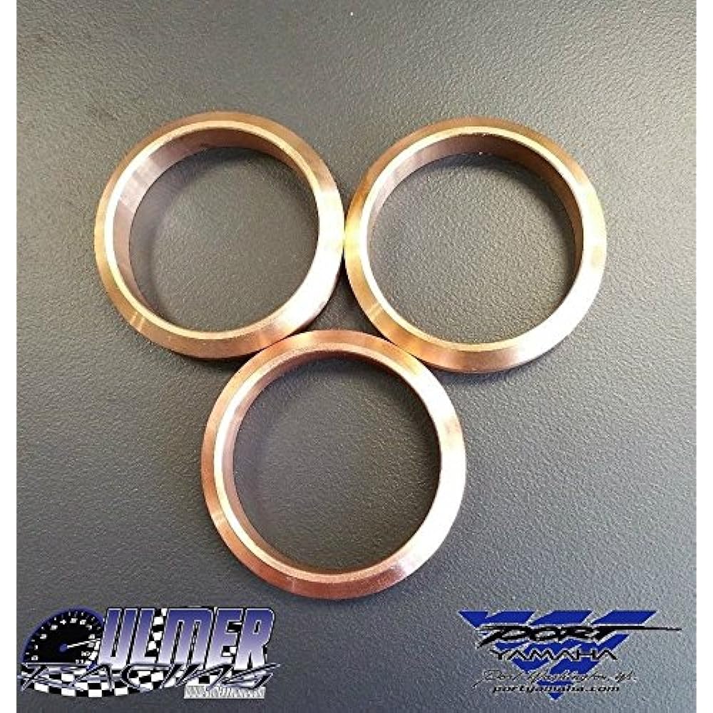 Ulmer Racing Yamaha Snowmobile Copper Exhaust Gasket Set for Nytro, Vector, Rage