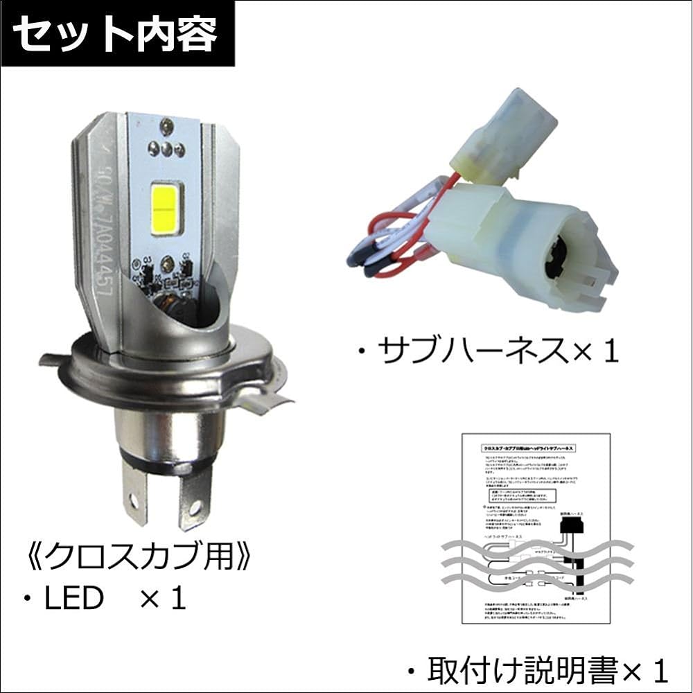 [For Cross Cub] LED headlight set (B001-410B) le406