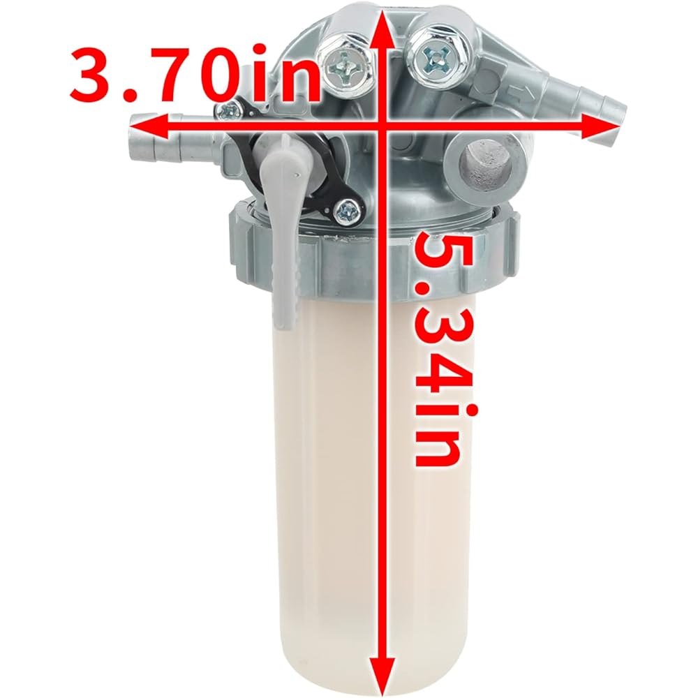 PARTSZEN 1G313-43010 Fuel Filter Assemblic Butter D1105 D1305 D782 D782 D902 V1505 Z682 Z602 15393-43017 replacement