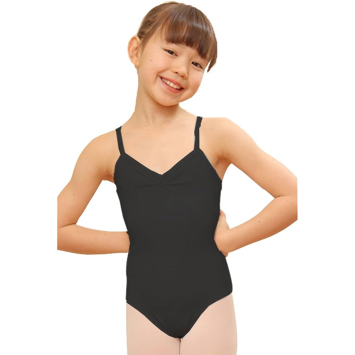 [Ballet leotard for children] NEW simple leotard (shoulder strap) for children