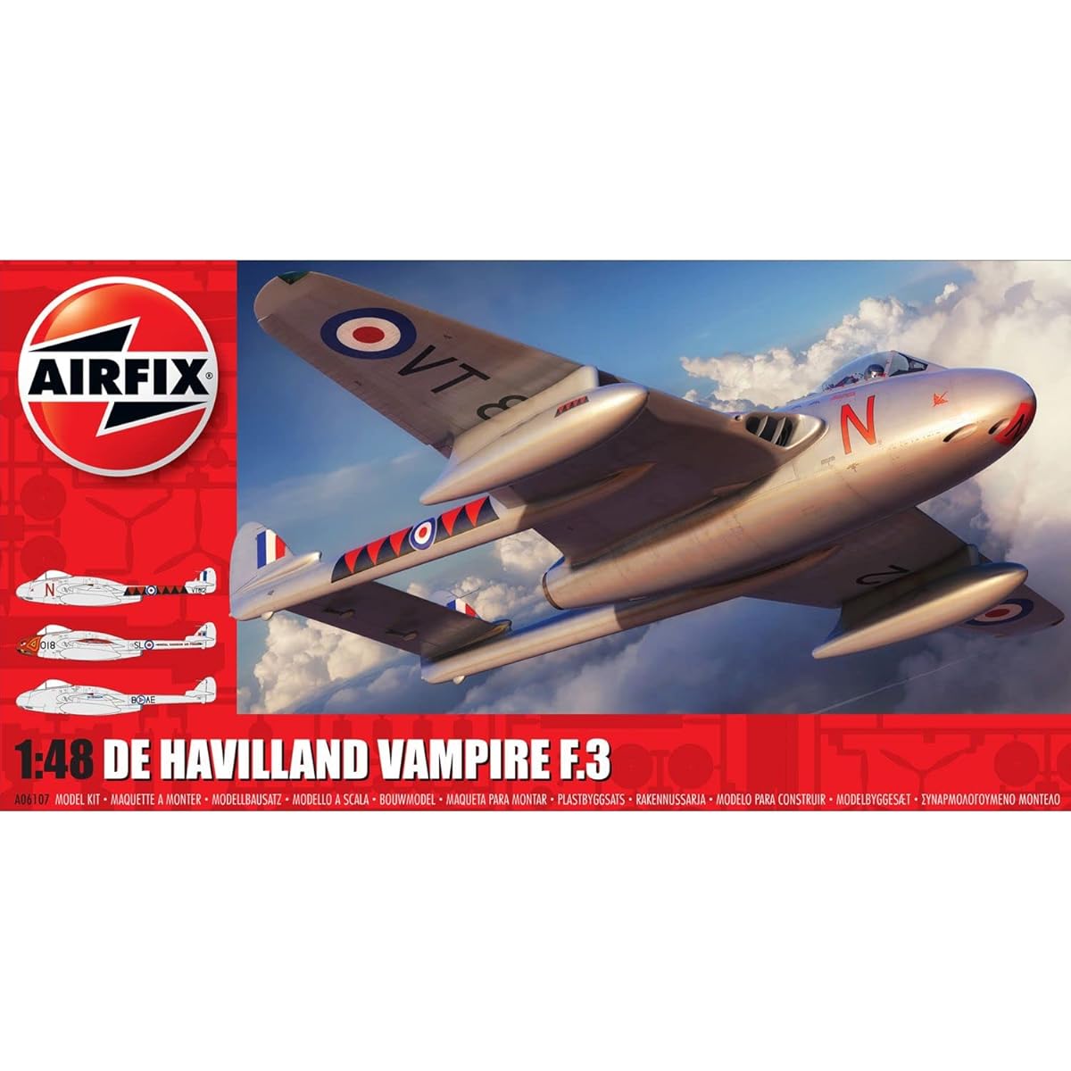 Airfix 1/48 Norwegian Air Force North American F-86F-40 Saber Plastic Model X8110