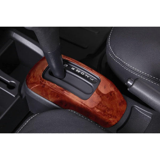 S500P S510P Early and Late Stage Compatible High Jet Truck Hijet Jumbo Shift Gate Panel for AT Cars, ABS Resin (Brown Wood Grain)