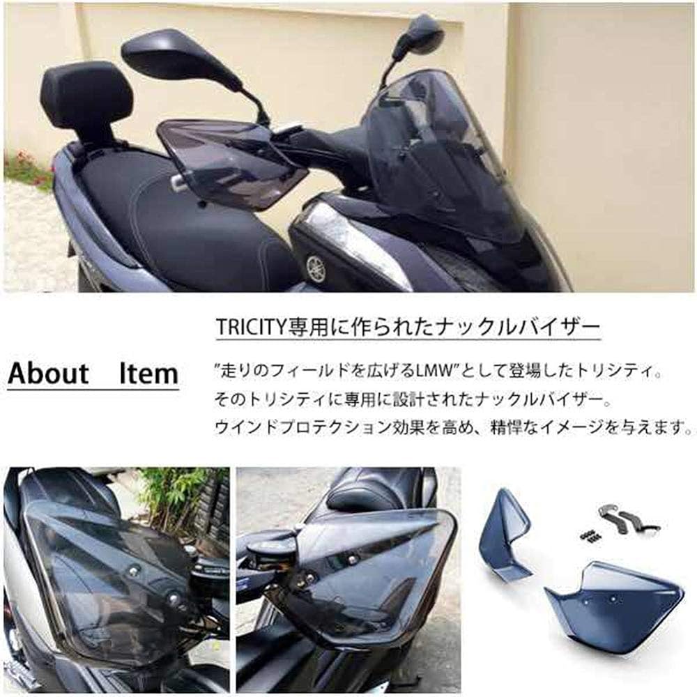 QITOSUN Knuckle Visor TRICITY125/155