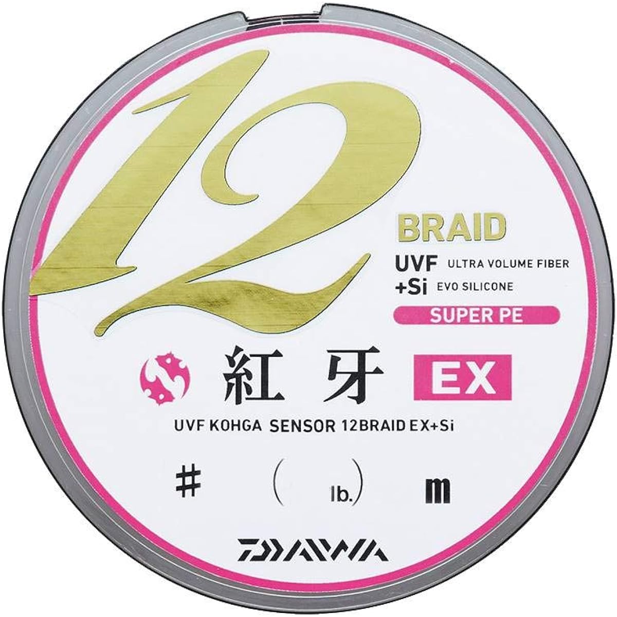 DAIWA PE line UVF Benga sensor 12 blade EX+Si 0.6-1.2 200m 5 colors (with color marking)