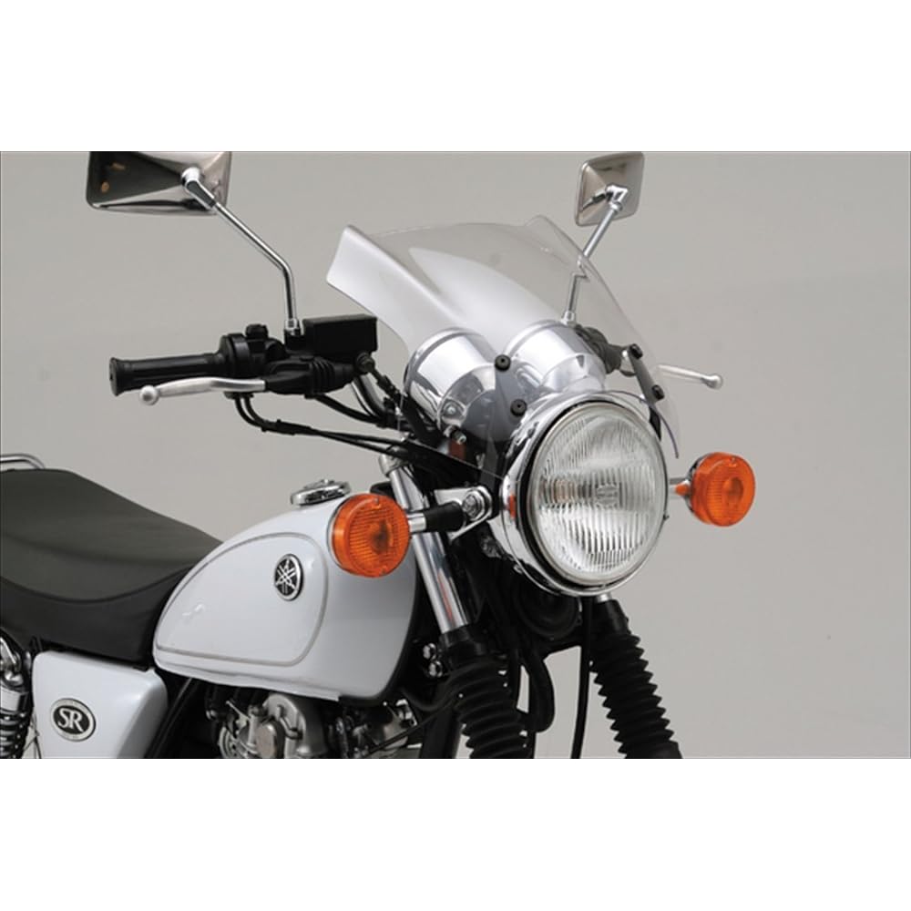 Daytona Motorcycle Screen SR400FI(10-21) SR400/500(78-08) Aero Visor/Blast Barrier Vehicle Specific Stay 29881
