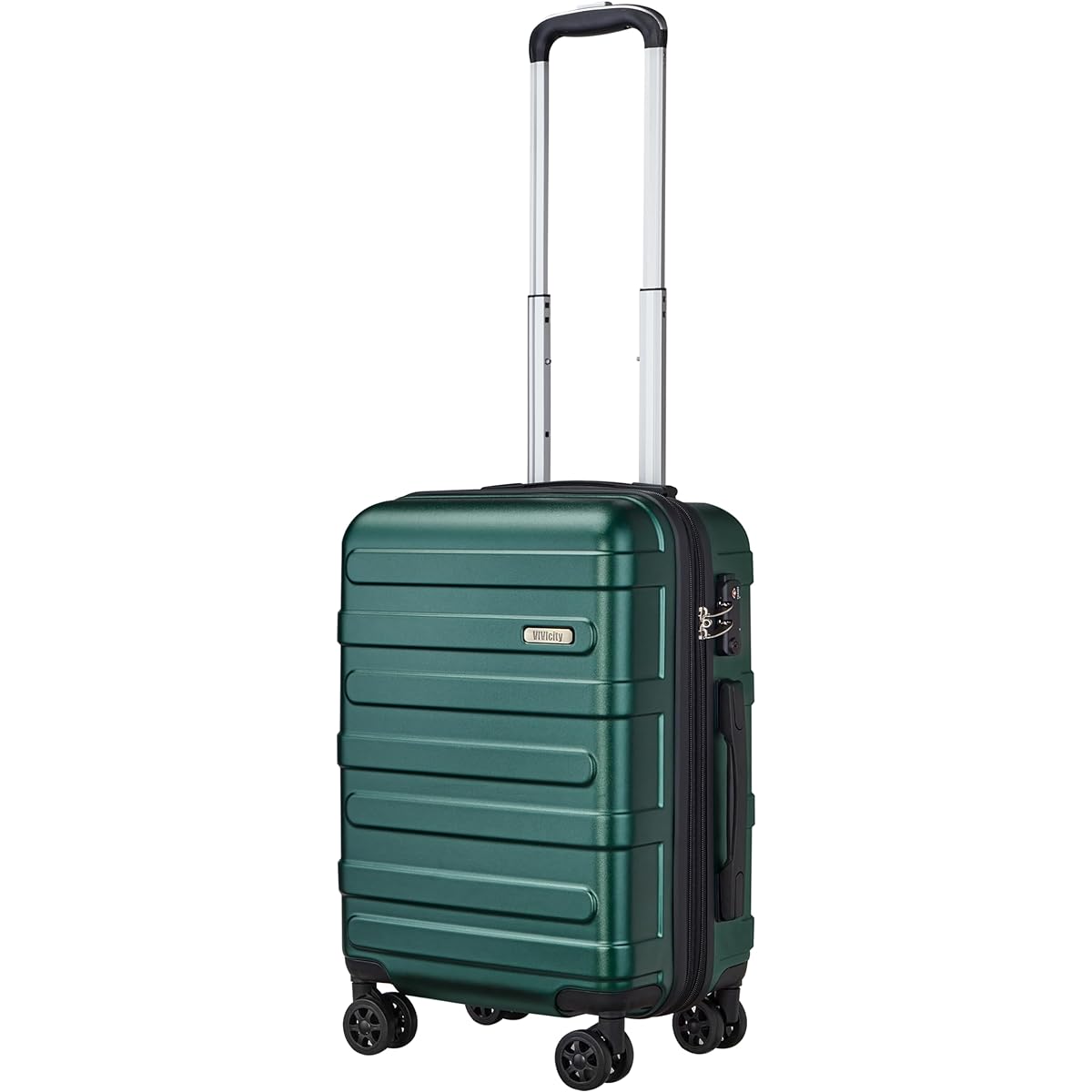 [VIVICITY] Suitcase, Carry Case, Carry-on, Carry Bag with Expansion Function, Lightweight, Shockproof, Large, Quiet, 360 Degree Rotation, Double Casters, TSA Roke, Zipper Type, Travel, Business Trip, Hospitalization (S Size, 1 Night and 2 Days, Carry-on,
