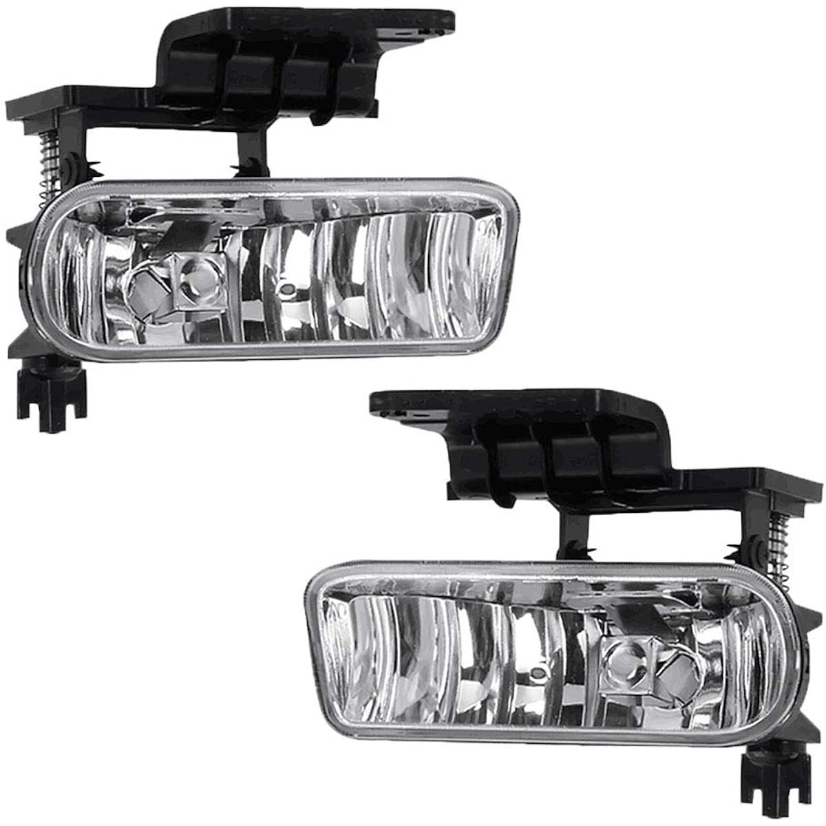 A Abigail driving fog light lamp replacement 1999-2002 Chevrolet Silverado 2000-2006 Chevrolet Subarban/Taho 27W 27W Halogen Light bulb 10368477 GM2592113 GM2593113 (Clear Lens)