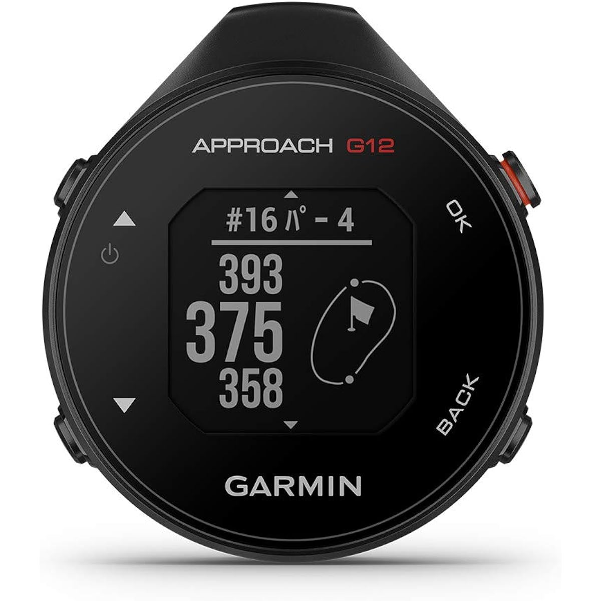 GARMIN Golf Navigation GPS Approach G12 Compatible with Android/iOS [Genuine Japanese Product] 010-02555-10 Black Small