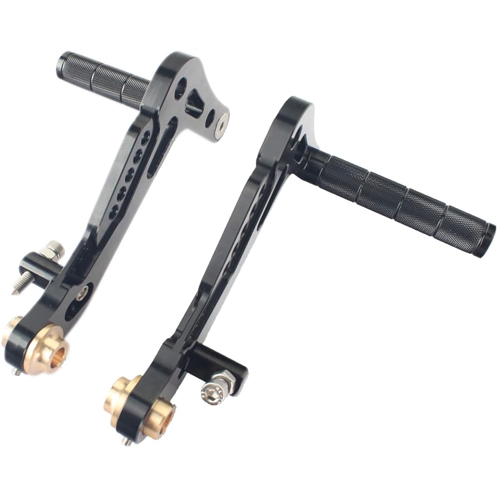 TARAZON Racing Goocert Pedal Set Brake Accelerator Pedal Kit Black Footrest Aluminum