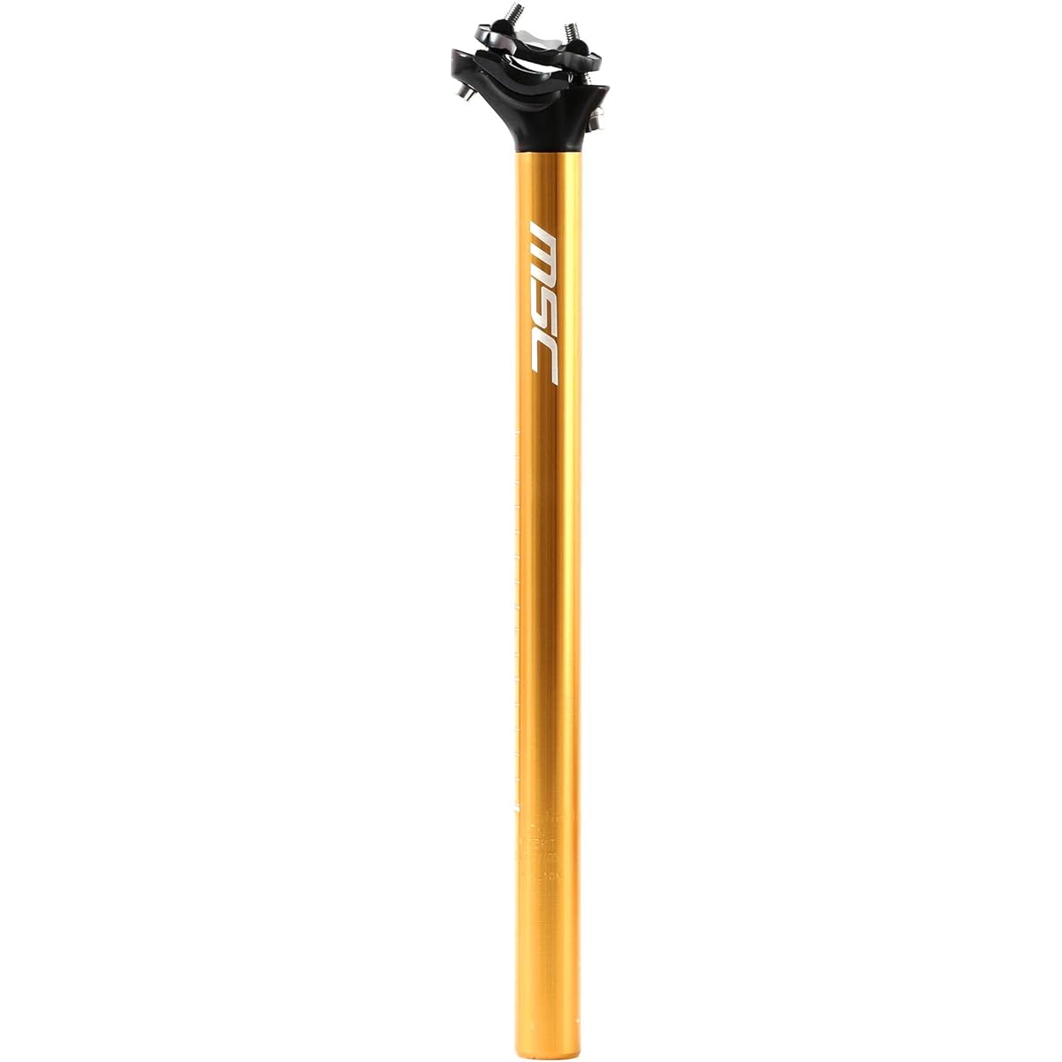 Msc Bikes Aluminum 6061 Straight Seat Post Gold 27.2*400 ALUP272400DC1YE