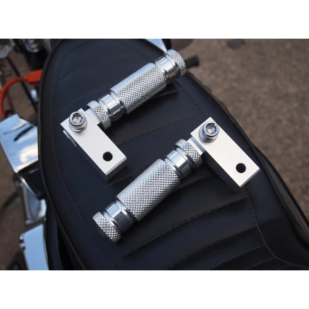 CHOPPERS Original Step Backer Kit for Dragstar 250/400/1100 (Silver) DSB-02