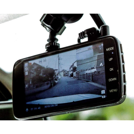 SMART front and rear camera type drive recorder B-T16 Equipped with WDR and SONY sensor, records detailed night footage