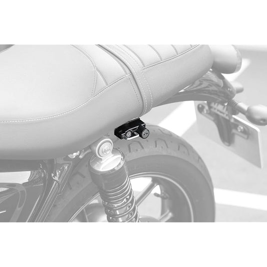 Kijima Motorcycle Helmet Lock Holder Bonneville T100 ('16-) Street Twin Scrambler ('17-) Black HTR-05006