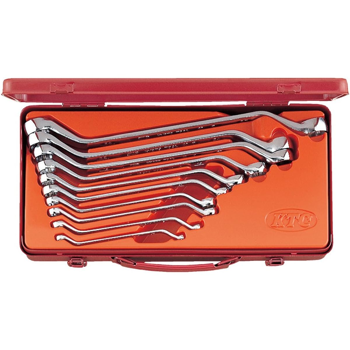 Kyoto Machinery Tools (KTC) 45 degree long box wrench set of 10 pieces M2510