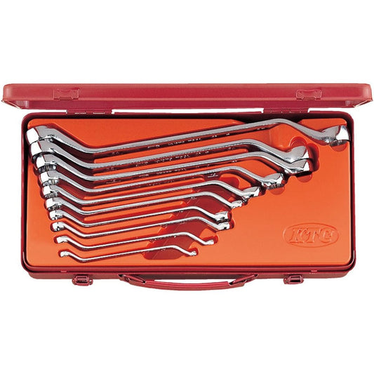 Kyoto Machinery Tools (KTC) 45 degree long box wrench set of 10 pieces M2510