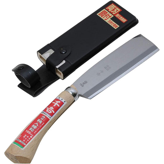 Senyoshi Saya Koshi Hatchet Double Blade with Steel 165mm