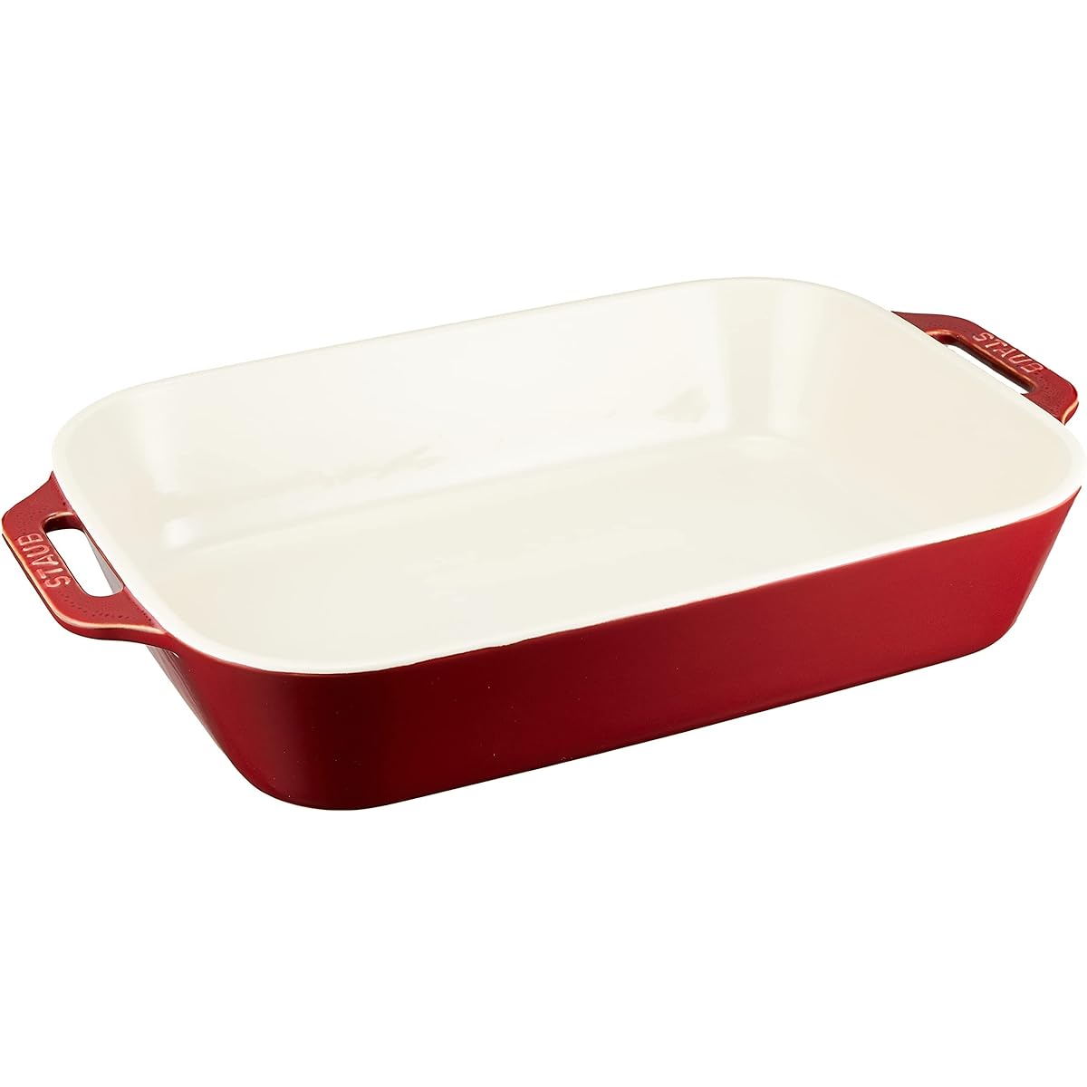 staub "Rectangular Dish Copper 34 x 24 cm" Ceramic Gratin Dish Oven Microwave Safe [Authorized Japanese Product] Dish 40511-889