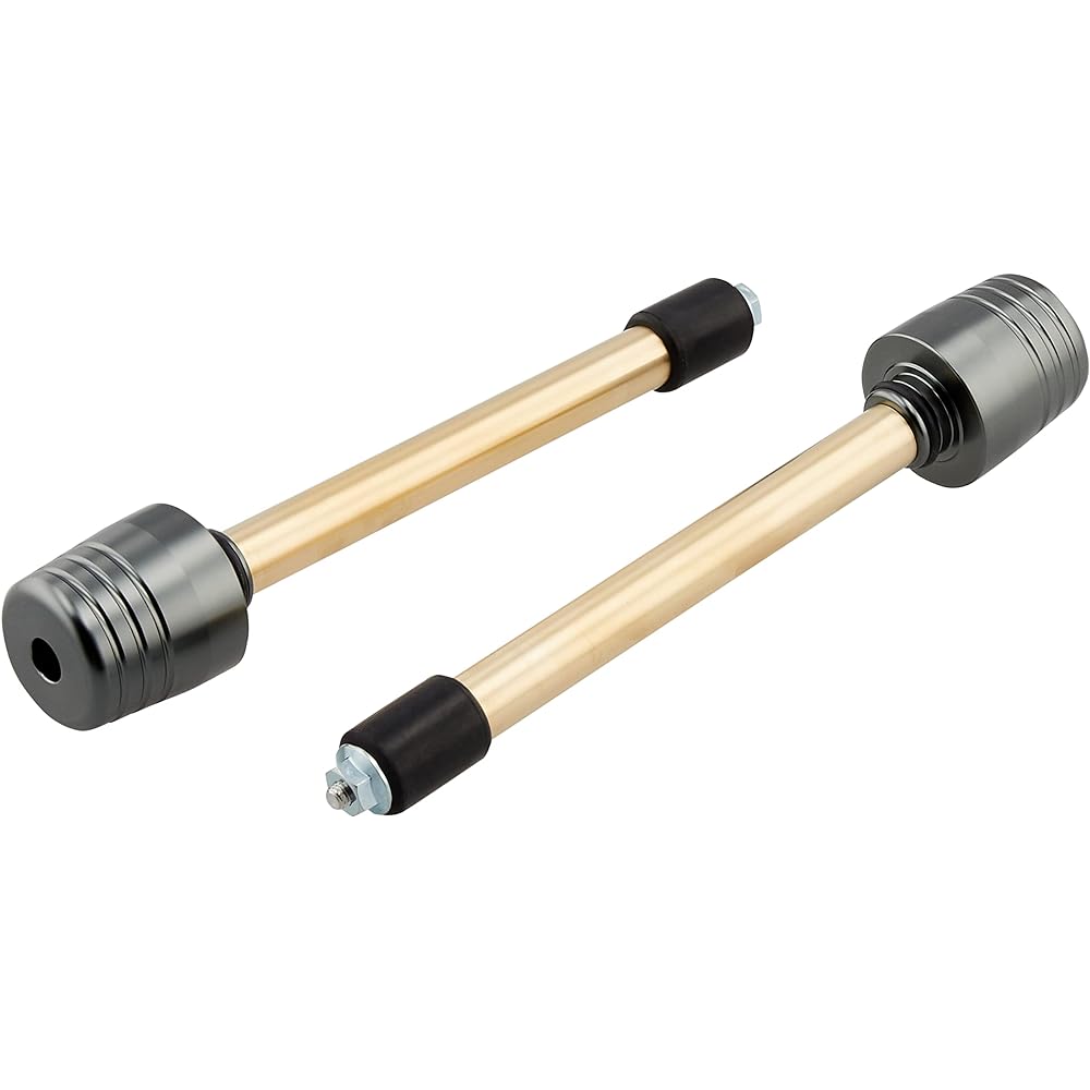 EFFEX Handlebar Weight Big for Steel Handle (Compatible with Inner Diameter φ18-19mm) Gunmetal Set of 2 EBB311M