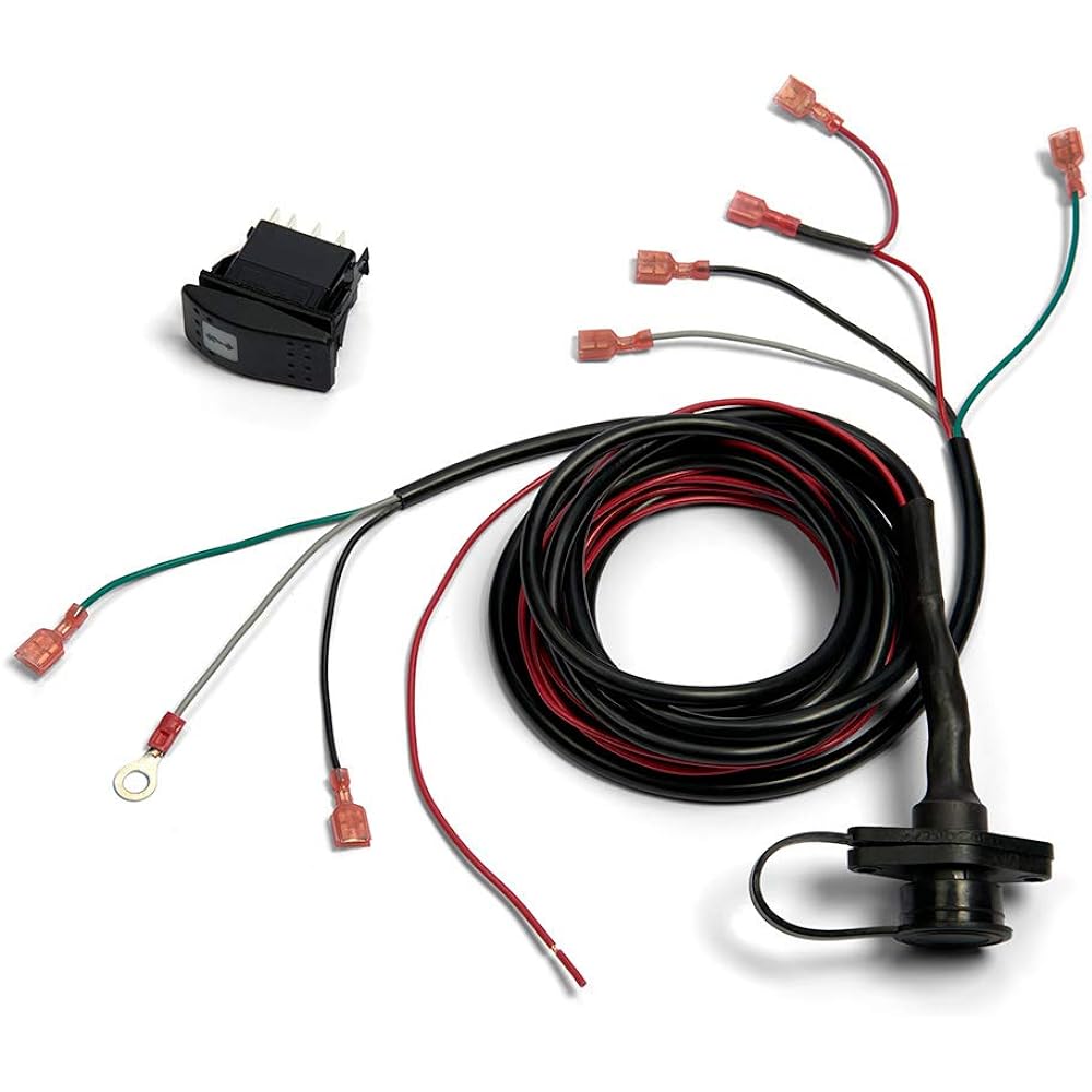 WARN 99897 Dash locker switch kit with light black