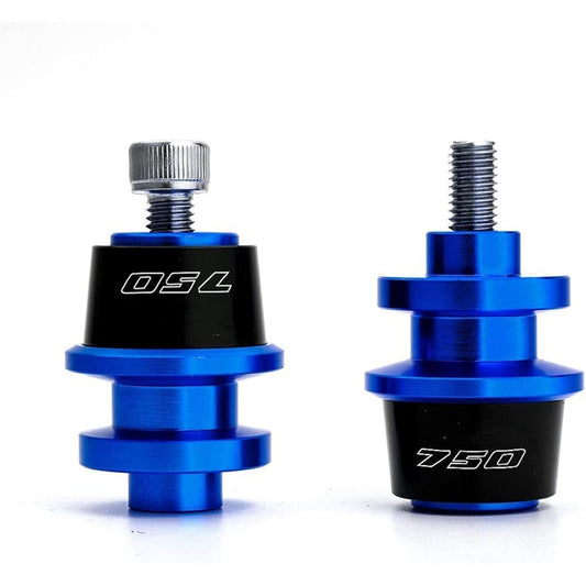 Motorcycle Swingarm Bobbin Spool For Ka-wa-sa-ki Z750 2012 2011 2010 2009 2008 2007 2006 2005 2004 2003 Motorcycle 10mm Swingarm Slider Spool Screw (Color: A, Size: Blue)