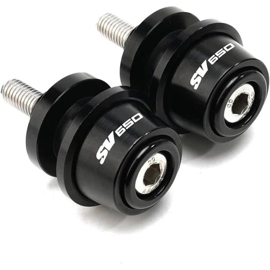 Bike Stand Swing Arm Slider Motorcycle Accessories CNC Aluminum Swing Arm Spool Slider Stand Screw Swing Arm Slider For SV650 S SV650S SV 650 (Color: Black, Size: B)
