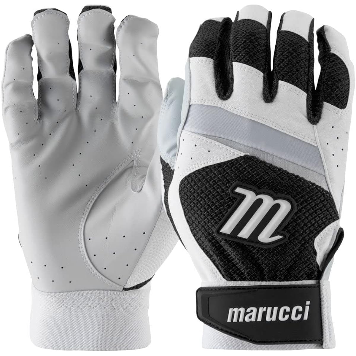 Marucci SIGNATURE Batting Gloves, Two Hands, Baseball Batting Gloves, Marucci 22SS(MBGSGN3) W/R M Size
