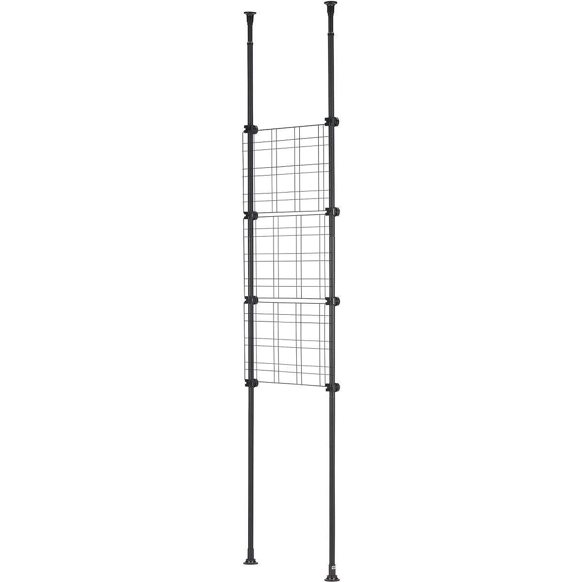 Takeda Corporation [Partition/Partition/Tension] Black 60×7×295cm Tension 2WAY Partition T1-TP165BK
