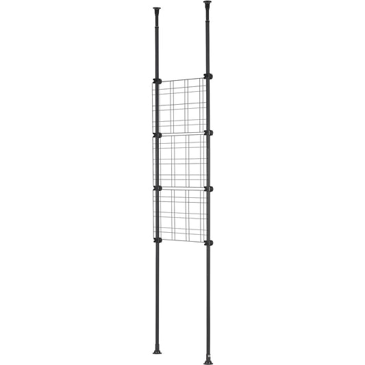 Takeda Corporation [Partition/Partition/Tension] Black 60×7×295cm Tension 2WAY Partition T1-TP165BK