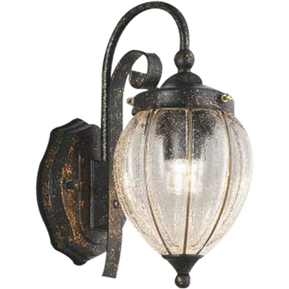 Koizumi Lighting Porch Light, Equivalent to 60W Incandescent Bulb, Black Painted Antique Finish, AU42431L